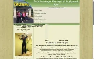 Tao Asian Massage & Bodywork Spa website