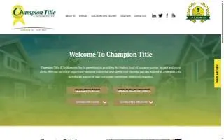 Champion Title & Settlements- Bethesda Office website