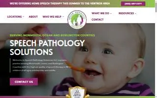 Speech Pathology Solutions, LLC of Egg Harbor website