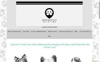 Midwood Pet Sitting website