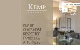 Kemp Law Group, LLC website