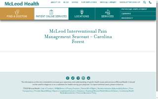 McLeod Interventional Pain Management Carolina Forest