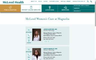 McLeod Women’s Care at Magnolia