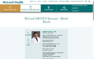 McLeod OB/GYN Seacoast – Myrtle Beach