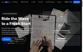 TaxWave website