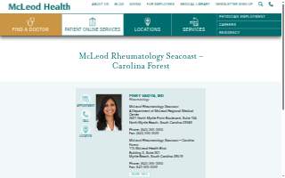 McLeod Rheumatology Seacoast - Carolina Forest