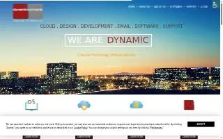 Dynamic website
