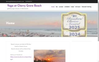 Yoga at Cherry Grove Beach