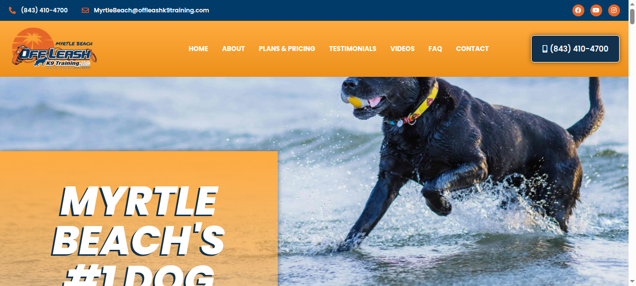 Off Leash K9 Training Myrtle Beach, SC