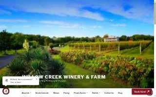 Willow Creek Winery & Farm website