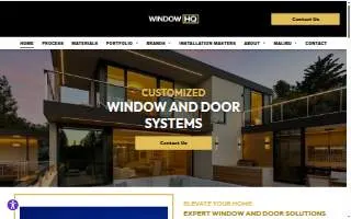 Window HQ of Costa Mesa website