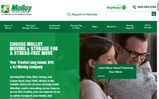 Molloy Moving & Storage of Uniondale website