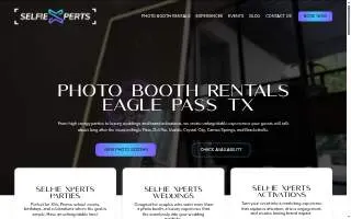 Selfie Xperts Photo Booth Rentals website