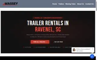 Massey Trailer Rentals - Car Hauler, Dump & Utility Trailers website