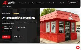 A-1 Locksmith - East Dallas website