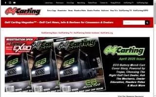 GolfCarting website