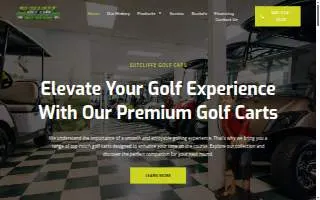 Sutcliffe Golf Cars website