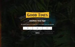 Good Times Tobacco website