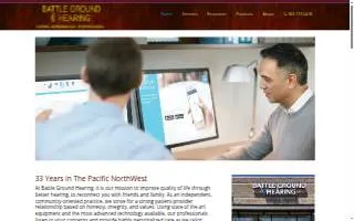 Battle Ground Hearing website