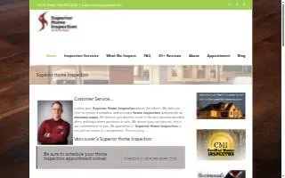 Superior Home Inspection of Battle Ground website