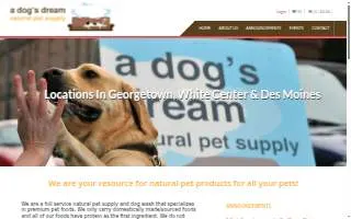 A Dog's Dream Des Moines website