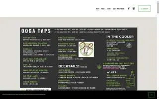 Ooga Brewing Company website
