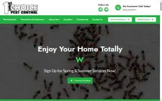 1st Choice Pest Control of Kaukauna website