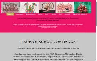 Laura's School of Dance website