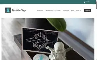Bee Alive Yoga website