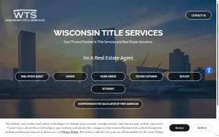 Wisconsin Title and Closing Services of Sussex website