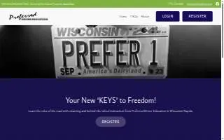 Preferred Driver Education website