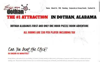 Escape Dothan website