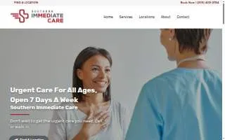 Southern Immediate Care website