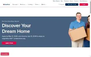 AmFirst Credit Union of Leeds website