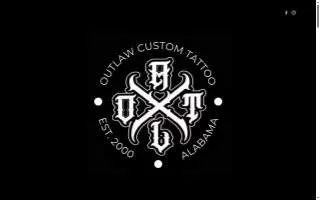 Outlaw Custom Tattoo website