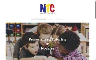 Nogales Tutoring Center website