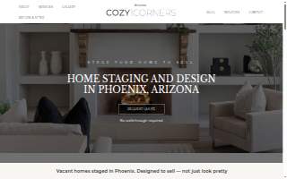 Cozy Corners Home Staging and Design