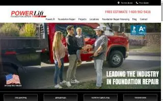Power Lift Foundation Repair of Bryant website