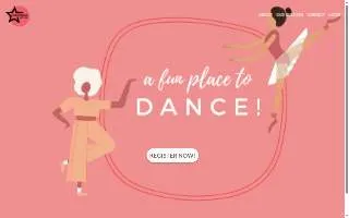 Danctastics Dance Studio website