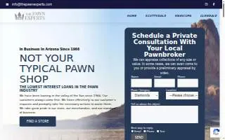 Maricopa Jewelry and Pawn website