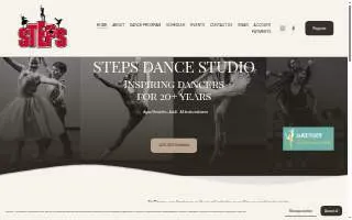 Steps Dance Studio of Atwater website