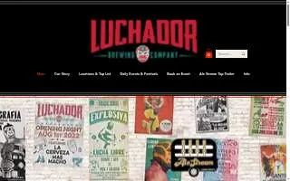 Luchador Brewing Company of Cathedral City website