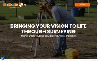 Precision Engineering Surveyors of Highland website