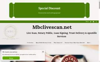 Mbclivescan.net website