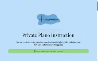 Harmonica Piano Lessons