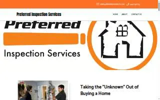 Preferred Inspection Services of Ladera Ranch website