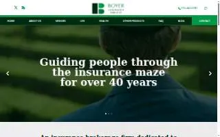 Boyer Insurance LLC website