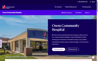 Intermountain orem community hospital