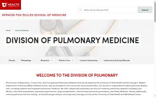 University Of Utah Pulmonary
