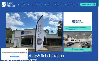 PAM Health Specialty and Rehabilitation Hospital of New Orleans website